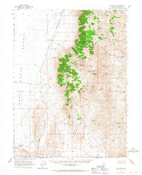 Fox Range 1965 topographic map thumbnail