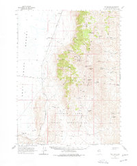 Fox Range 1965 topographic map preview