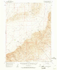 Frenchie Creek 1957 topographic map thumbnail