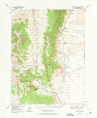 Garden Valley 1949 topographic map thumbnail