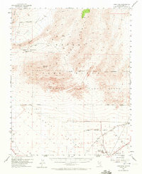 Gass Peak 1952 topographic map thumbnail