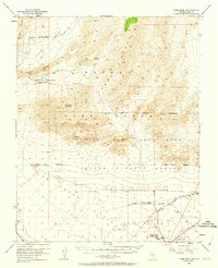 Gass Peak 1952 topographic map thumbnail