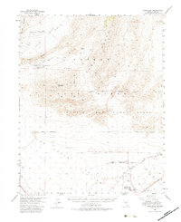 Gass Peak 1952 topographic map thumbnail