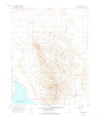 Gillis Canyon 1964 topographic map thumbnail