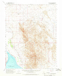 Gillis Canyon 1964 topographic map thumbnail