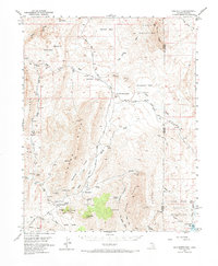 Gold Butte 1953 topographic map thumbnail