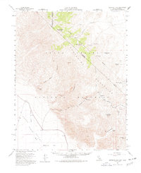 Grapevine Peak 1957 topographic map thumbnail