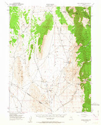 Green Springs 1951 topographic map thumbnail
