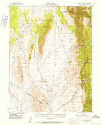 Green Springs 1951 topographic map thumbnail