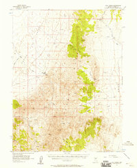 Hall Creek 1956 topographic map thumbnail