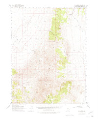 Hall Creek 1956 topographic map thumbnail