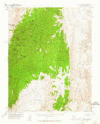 Hayford Peak 1960 topographic map thumbnail