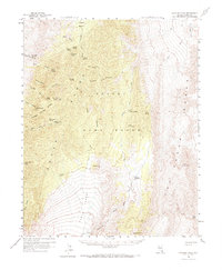 Hayford Peak 1960 topographic map thumbnail