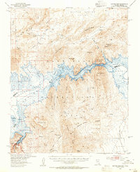 Hoover Dam 1953 topographic map thumbnail