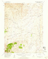 Horse Creek Valley topographic map thumbnail
