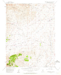 Horse Creek Valley 1957 topographic map thumbnail
