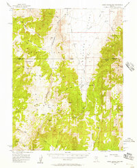 Horse Heaven Mtn 1956 topographic map thumbnail