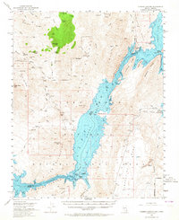 Iceberg Canyon 1953 topographic map thumbnail