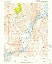 Iceberg Canyon 1953 topographic map thumbnail