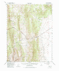 Illipah 1951 topographic map preview