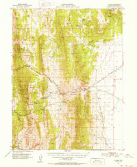 Illipah 1951 topographic map preview