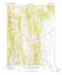 Illipah 1951 topographic map preview