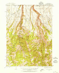 Jarbidge 1943 topographic map preview