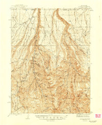 Jarbidge 1945 topographic map thumbnail
