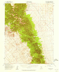 Kawich Peak 1952 topographic map thumbnail