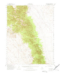 Kawich Peak 1952 topographic map thumbnail