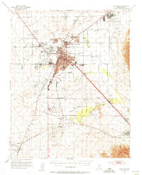 Las Vegas 1952 topographic map thumbnail