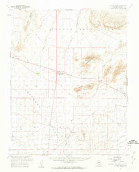 Lathrop Wells 1961 topographic map thumbnail