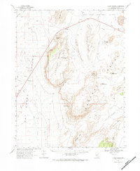 Lunar Crater 1967 topographic map thumbnail