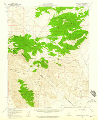 Magruder Mtn 1957 topographic map thumbnail