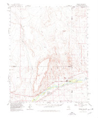 Mesquite 1957 topographic map preview