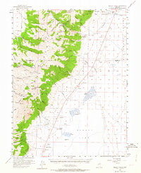 Millett Ranch 1956 topographic map thumbnail