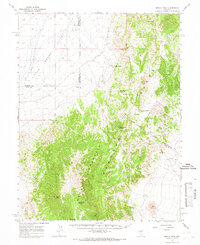 Moody Peak 1964 topographic map thumbnail
