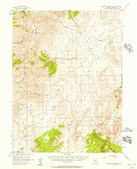 Mount Callaghan 1956 topographic map thumbnail
