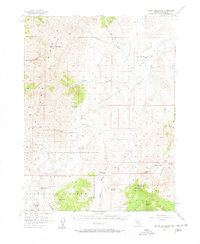 Mount Callaghan 1956 topographic map thumbnail