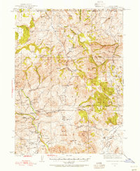 Mountain City 1936 topographic map thumbnail