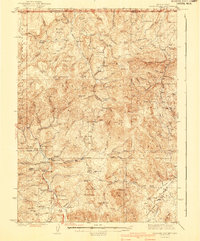 Mountain City 1940 topographic map thumbnail