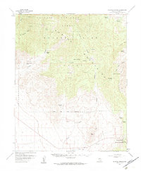 Mountain Springs 1957 topographic map thumbnail