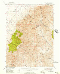 Mt. Lewis 1949 topographic map thumbnail