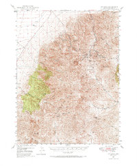 Mt. Lewis 1949 topographic map thumbnail