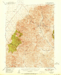 Mt. Lewis 1950 topographic map thumbnail