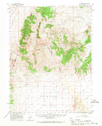 Mt. Moses 1961 topographic map preview