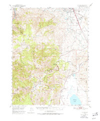 Mt. Rose 1950 topographic map thumbnail