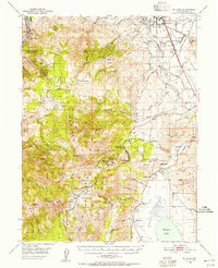 Mt. Rose 1950 topographic map thumbnail