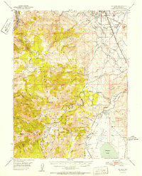 Mt. Rose 1952 topographic map thumbnail