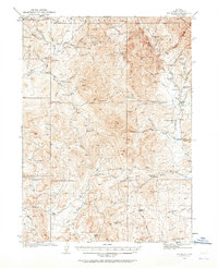 Mt. Velma 1935 topographic map thumbnail